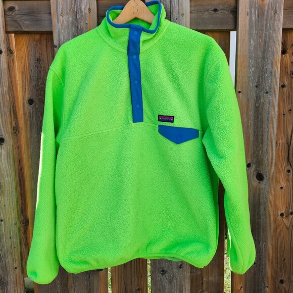 GAP Arctic Fleece REISSUE Mockneck Pullover Size: Medium High Visibility - Picture 1 of 8
